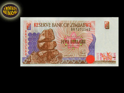 UNC - 5 DOLLÁR - ZIMBABWE - 1997
