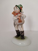 Herend 1942 bagpipe boy figure