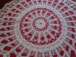 75 Cm. Diameter crochet tablecloth.