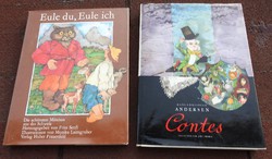 Andersen _ Contes Illustrés par Jiri TRNKA / Eule du, Eule ich - francia és német mesekönyv