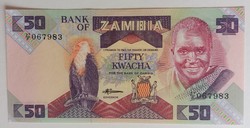 Zambia 50 Kwacha 1986 Unc