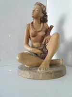 Very beautiful caring Joseph terracotta nude girl.