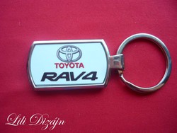 Toyota rav4 metal keychain