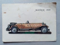 Ferenc Töreky maybach 1930 postcard postcard, circa 1980