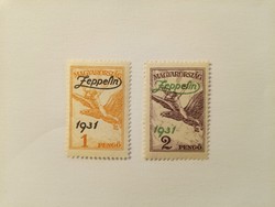 1931. Zeppelin** - postatiszta (kat.ért. 28.000,- Ft)