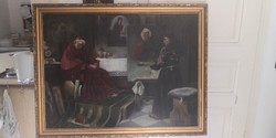 Charles of Svoboda - painting, damaged