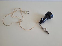 Régi retro állítható géplámpa vintage műszerész lámpa