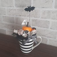 Halloween dekoráció, asztaldísz