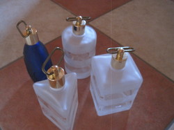 4 különböző illatszeres üveg !