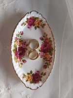 English bone china bowl marked cottage rose