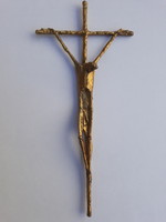 Erwin huber bronze crucifix