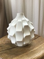 Mid century hutschenreuther porcelain biscuit vase designed by fuchs heinrich