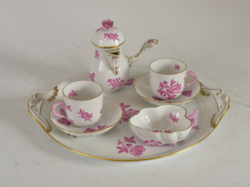 Herend purpur victoria patterned chocolate service