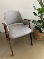 Mid Century felújított fotel, karfás szék, székek, 2 db párban eladó
