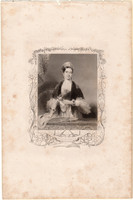 Viktória királynő, acélmetszet 1843, Payne's Universum, eredeti, 10 x 15, metszet, Nagy - Britannia