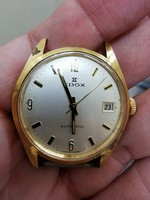 Edox automatic men's suit watch, works !! 34 Mm. Kn. Nice condition!
