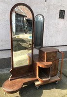 Antique art deco hallway or bedroom large dressing mirror with dressing mirror