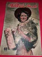 Antik 1942 december 1 PÁRIZSI DIVAT újság magazin életmód, divat kézimunka képek szerint
