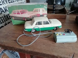 Wartburg small car, remote controlled plastic car, for collectors