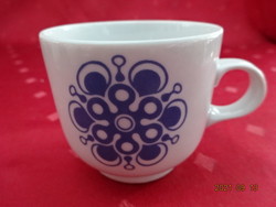 Great Plain porcelain coffee cup with blue motif, number of sample pieces: 44413, 207. Vanneki!