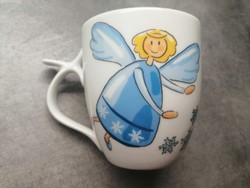 Cha cult hamburg porcelain angelic snowflake mug