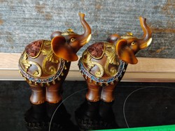 Indiai elefánt figurák párban