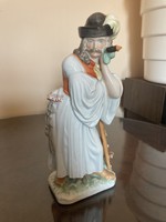 Búsuló juhász Herendi porcelán figura 30 cm
