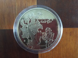 Hungarian folk tales: wood reaching the sky 2000 ft non - ferrous metal coin 2021