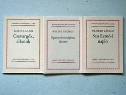3 seed books in one, bálint gy., Németh l., Kassák l .: Csavargók, creators 1981 book good