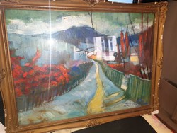 Eladó a képen látható Kádár Géza (1878 - 1952) - híres magyar festő, grafikus. mérete: 38x29 cm