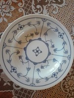 Jaeger 10 pcs deep plate, rare with straw flower pattern