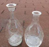 Régi üveg butélia