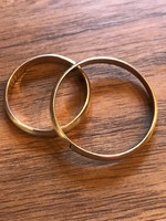 Régi arany karikagyűrű pár