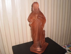 Murano pink jesus glass statue
