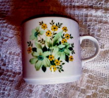 Retro lowland green yellow flower cup 1.