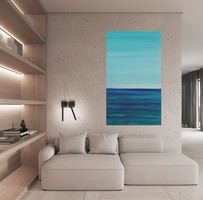 OCEAN - landscape festmény Kuzma Lilla