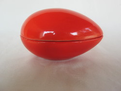 Retro ... Granite ceramic red egg bonbonier