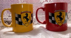 1996 Staffordshire Tableware,   Anglia által gyártott hivatalos Ferrari logós porcelán bögre 2 db