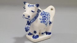 Zsolnay hand painted boci, cow figurine
