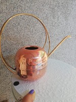 Art deco copper small watering can