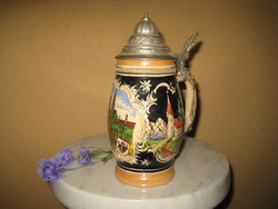 Bavarian, Munich beer mug, from the 60s, with a nice appearance, marked