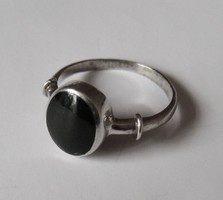 Old onyx silver ring - 1 ft auctions!