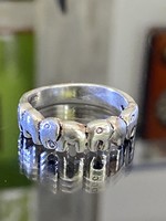 Ezüst Elefántos gyűrű