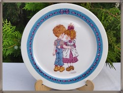Saray kay, kid pattern, quality reutter porcelain flat plate