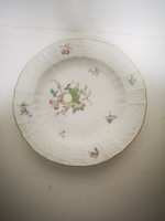 János Farkasházy fischer - fruit porcelain plate from Uzhhorod