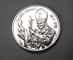 II.János Pál pápa 1979, Lengyel ezüst emlékérem.