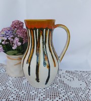 Beautiful colored 20cm bastard vase retro bella sign ceramic beauty nostalgia mid century