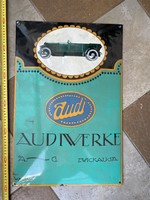 Audi zománctábla reklámtábla