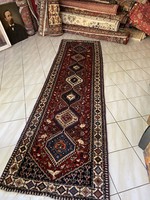 Handmade yalameh persian running mat 80x300cm