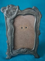 Old copper photo holder, photo holder frame.